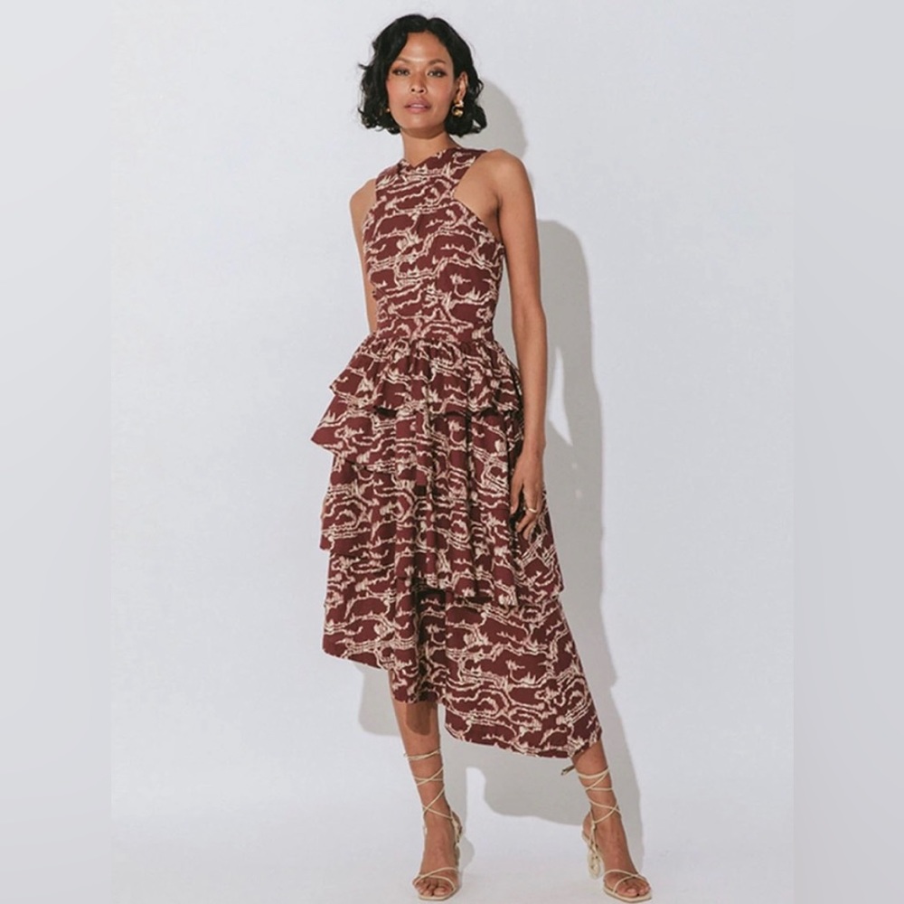🆕 Cleobella Carson Midi Dress in Fringe Ikat
